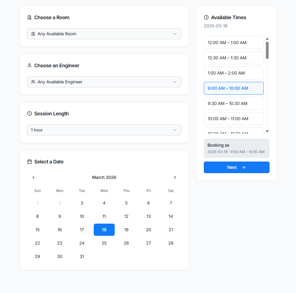 Share your booking page